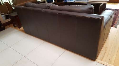 Coricraft Two Seater Leather Couch